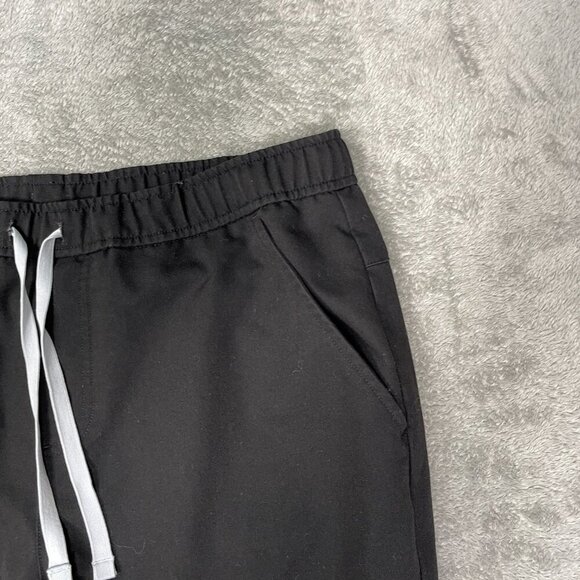 Figs Jogger Scrub Pants Women's L/S Black Nurse Doctor Work Utility ER Hospital‎ - Picture 2 of 16